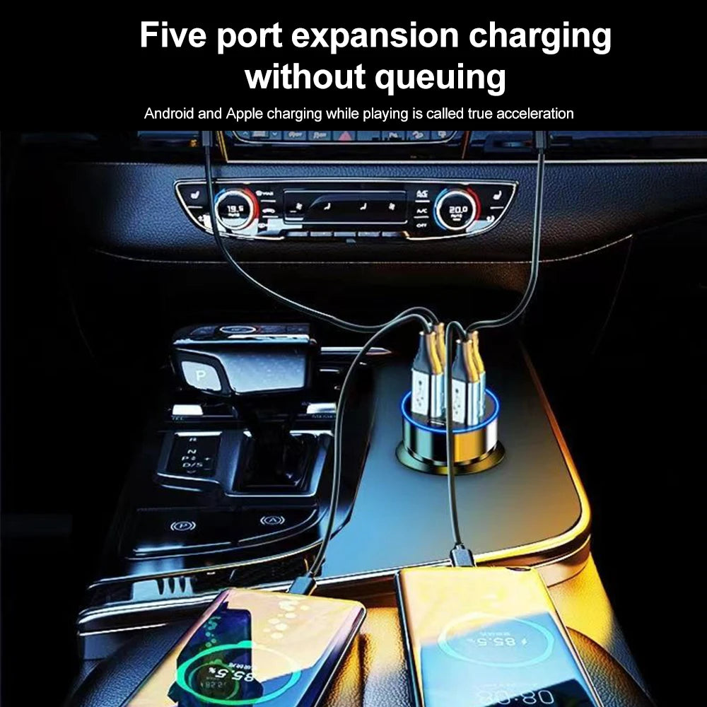 Fast Multi-Port Car Charger