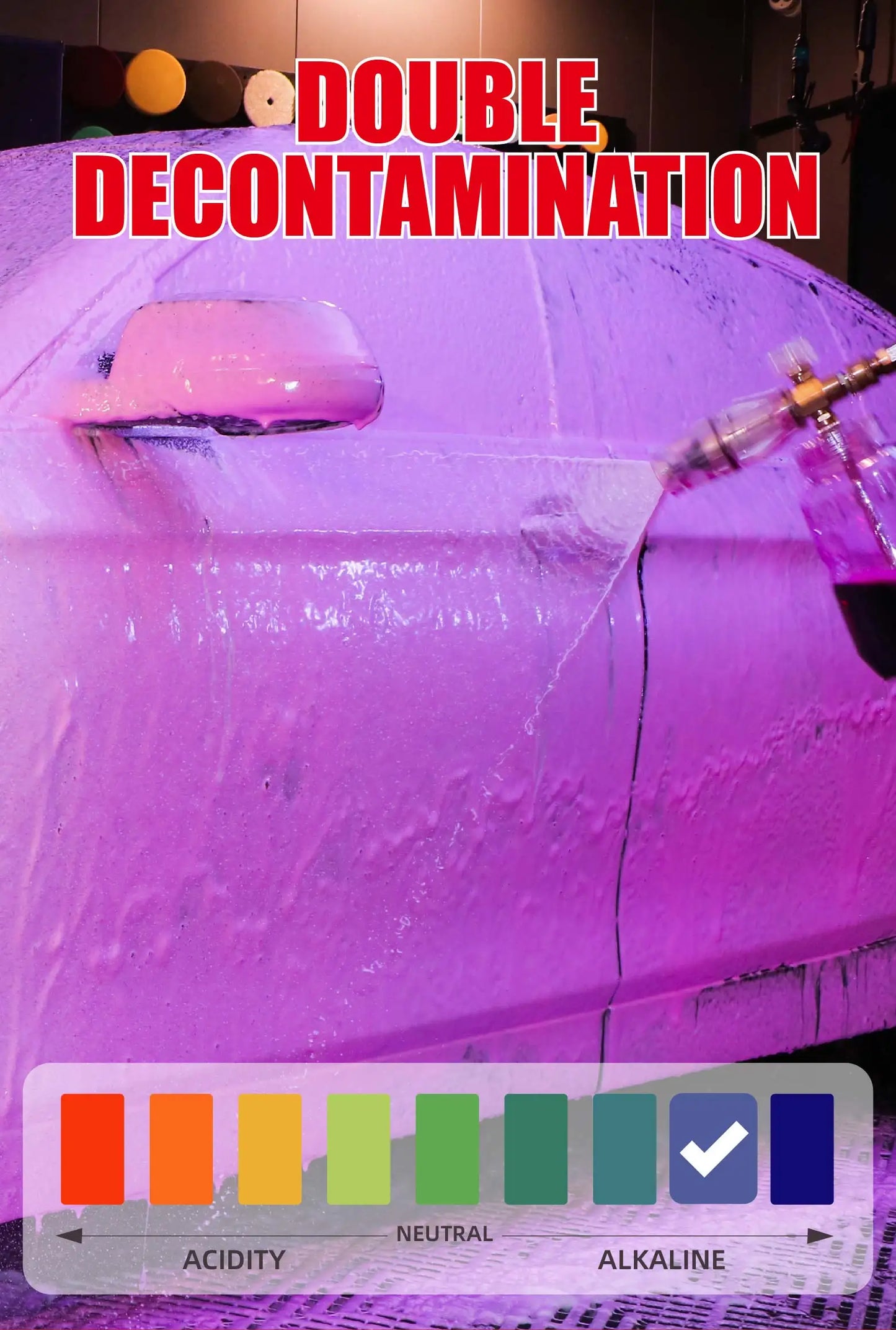 Pink Foaming Car Shampoo