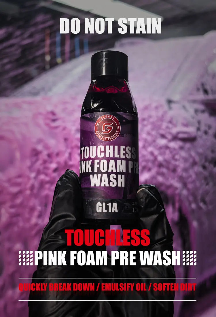 Pink Foaming Car Shampoo