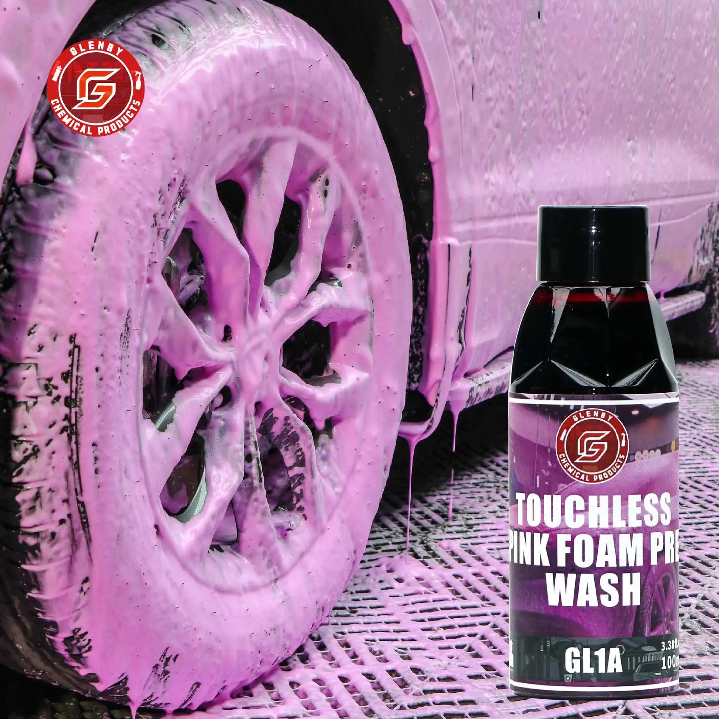 Pink Foaming Car Shampoo