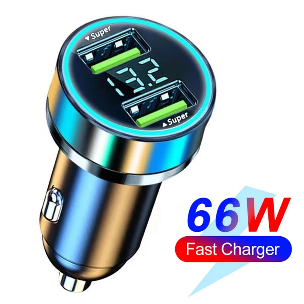 Fast Multi-Port Car Charger