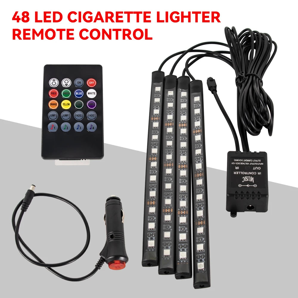 App-Controlled RGB Interior Lights