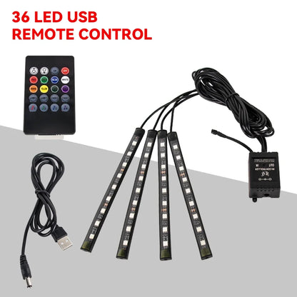 App-Controlled RGB Interior Lights
