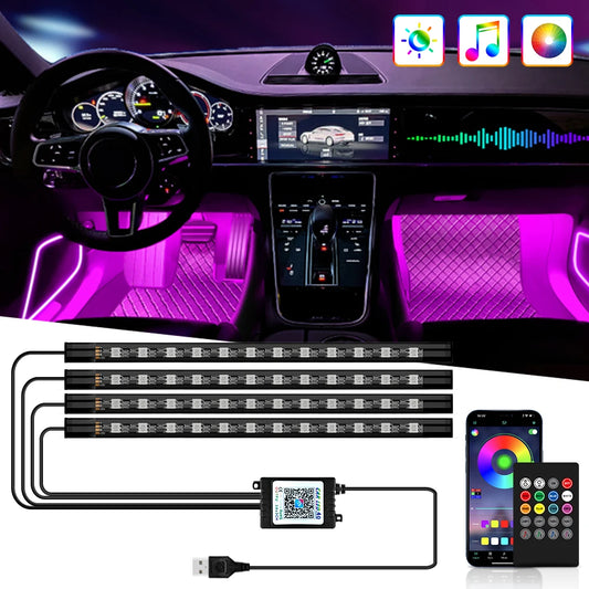 App-Controlled RGB Interior Lights