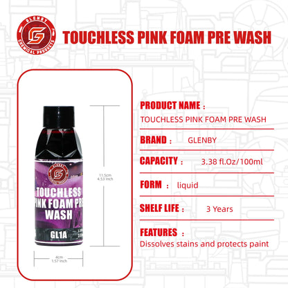 Pink Foaming Car Shampoo