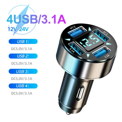 Fast Multi-Port Car Charger