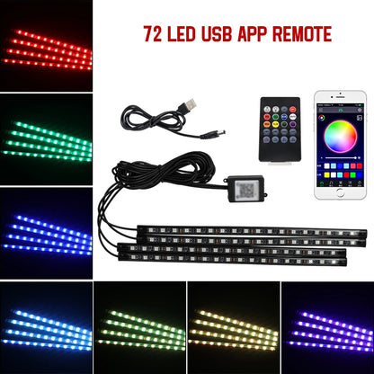 App-Controlled RGB Interior Lights